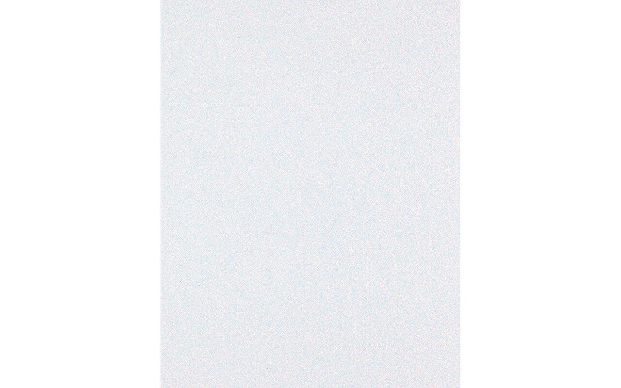 PA Paper Accents Glitter Cardstock 8.5? x 11? Iridescent White, 85lb colored cardstock paper for card making, scrapbooking, printing, quilling and crafts, 15 piece pack